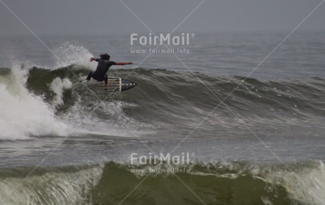 Fair Trade Photo Colour image, Horizontal, Peru, Sea, South America, Sport, Surf, Surfer