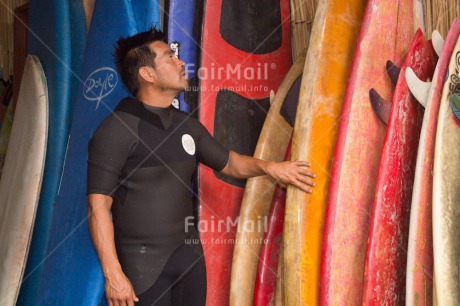 Fair Trade Photo Colour image, Horizontal, Peru, South America, Sport, Surf, Surfboard, Surfer