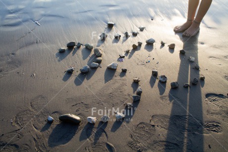 Fair Trade Photo Beach, Colour image, Horizontal, Ohm, Peru, South America, Stone, Wellness, Yoga