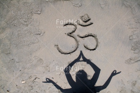 Fair Trade Photo Colour image, Horizontal, Ohm, Peru, Shadow, South America, Yoga