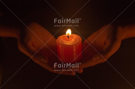 Fair Trade Photo Candle, Christmas, Colour image, Condolence-Sympathy, Flame, Hand, Horizontal, Peru, Red, South America