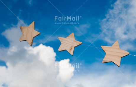 Fair Trade Photo Blue, Christmas, Clouds, Colour image, Horizontal, Peru, Sky, South America, Star, White