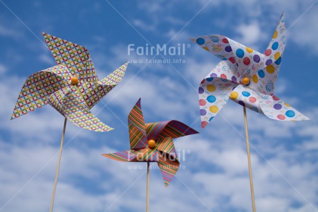 Fair Trade Photo Birthday, Clouds, Colour image, Horizontal, Invitation, Outdoor, Party, Seasons, Sky, Spring, Summer, Wind, Windmill