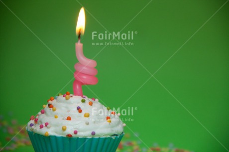 Fair Trade Photo Birthday, Candle, Closeup, Colour image, Cupcake, Flame, Horizontal, Invitation, Party, Peru, Shooting style, South America, Sweets