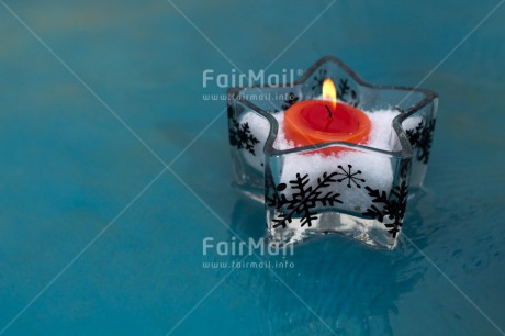 Fair Trade Photo Candle, Christmas, Colour image, Flame, Horizontal, Peru, Red, South America, Star, White