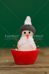 Fair Trade Photo Christmas, Colour image, Peru, Snowman, South America, Vertical