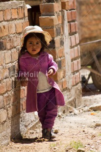 Fair Trade Photo Activity, Colour image, Looking at camera, One girl, People, Peru, Rural, South America, Streetlife, Vertical