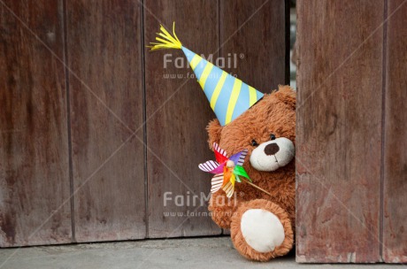 Fair Trade Photo Birthday, Door, House, Invitation, Party, Teddybear, Windmill