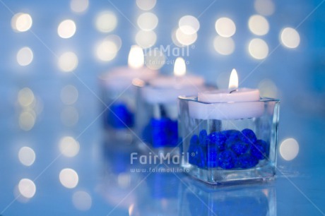 Fair Trade Photo Blue, Candle, Christianity, Colour image, Communion, Condolence-Sympathy, Confirmation, Flame, Glass, Horizontal, Light, Peace, Peru, Religion, South America, Stone