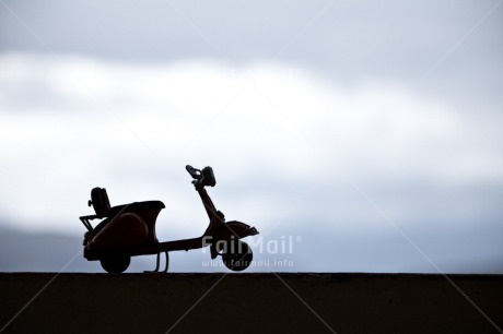 Fair Trade Photo Activity, Birthday, Chachapoyas, Colour image, Holiday, Horizontal, Motorcycle, On the road, Peru, Shooting style, Silhouette, South America, Transport, Travel, Travelling, Vespa