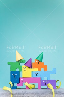 Fair Trade Photo Birthday, Blue, Chachapoyas, Colour image, Colourful, Friendship, Party, Peru, South America, Toy, Vertical