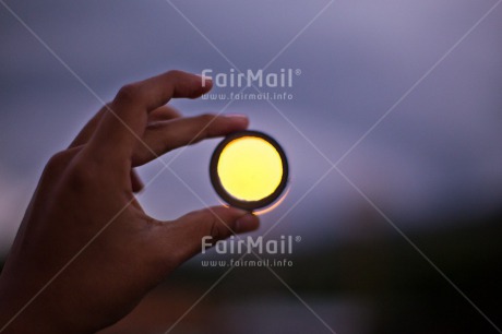 Fair Trade Photo Chachapoyas, Circle, Colour image, Hand, Horizontal, Ligh, Moon, Night, Peru, South America, Yellow