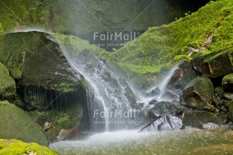 Fair Trade Photo Chachapoyas, Colour image, Green, Horizontal, Landscape, Nature, Peru, South America, Water, Waterfall