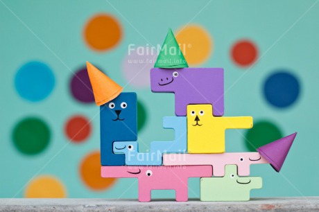 Fair Trade Photo Birthday, Blue, Chachapoyas, Colour image, Colourful, Friendship, Horizontal, Party, Peru, South America, Toy