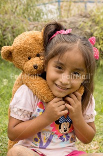 Fair Trade Photo Activity, Animals, Bear, Child, Colour image, Emotions, Felicidad sencilla, Friend, Friendship, Girl, Happiness, Happy, People, Peru, Play, Playing, Smiling, South America, Teddybear, Vertical