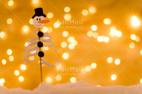 Fair Trade Photo Christmas, Christmas decoration, Colour, Colour image, Horizontal, Light, Nature, Object, Place, Snowman, South America, Yellow