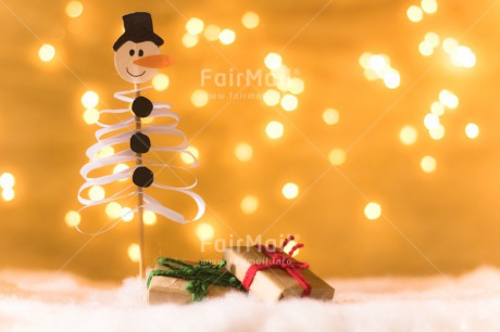 Fair Trade Photo Christmas, Christmas decoration, Colour, Colour image, Horizontal, Light, Nature, Object, Place, Snowman, South America, Yellow