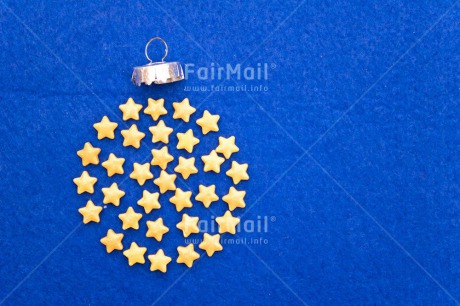 Fair Trade Photo Ball, Blue, Christmas, Christmas ball, Christmas decoration, Colour, Colour image, Horizontal, Object, Place, South America, Star, Yellow