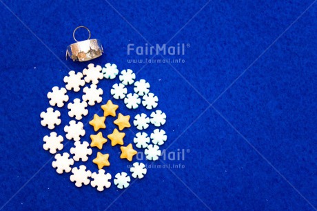 Fair Trade Photo Ball, Blue, Christmas, Christmas ball, Christmas decoration, Colour, Colour image, Horizontal, Object, Place, Snowflake, South America, Star, White