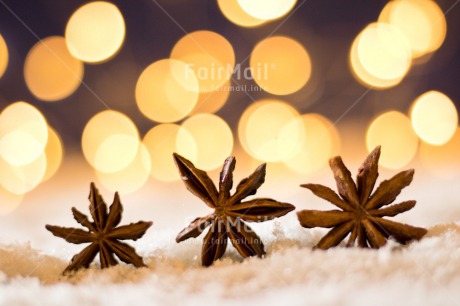 Fair Trade Photo Anise, Christmas, Christmas decoration, Colour, Colour image, Food and alimentation, Horizontal, Object, Place, Snow, South America, Yellow