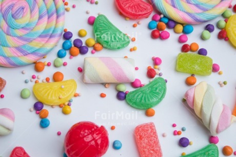 Fair Trade Photo Birthday, Candy, Colour, Colour image, Colourful, Food and alimentation, Horizontal, Lollipop, Party, Peru, Place, South America, Sweet