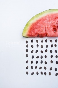 Fair Trade Photo Activity, Colour, Colour image, Dreaming, Dreams, Emotions, Food, Food and alimentation, Fresh, Fruit, Happiness, Object, Peru, Place, Rain, Red, Seasons, Seed, South America, Summer, Watermelon, White