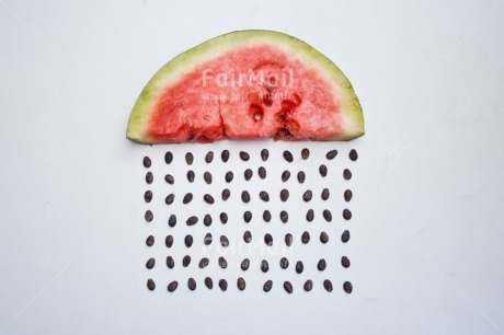 Fair Trade Photo Activity, Colour, Colour image, Dreaming, Dreams, Emotions, Food, Food and alimentation, Fresh, Fruit, Happiness, Object, Peru, Place, Rain, Red, Seasons, Seed, South America, Summer, Watermelon, White