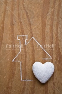 Fair Trade Photo Build, Colour, Colour image, Food and alimentation, Heart, Home, Move, Nest, New home, New life, Object, Owner, Peru, Place, South America, Sweet, Vertical, Welcome home, White, Wood