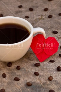 Fair Trade Photo Birthday, Coffee, Colour image, Cup, Fathers day, Food and alimentation, Friendship, Heart, Love, Mothers day, Origami, Peru, Sorry, South America, Thank you, Thinking of you, Valentines day, Vertical