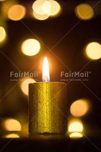 Fair Trade Photo Black, Candle, Colour image, Condolence-Sympathy, Gold, Light, New Year, Night, Peru, South America, Vertical