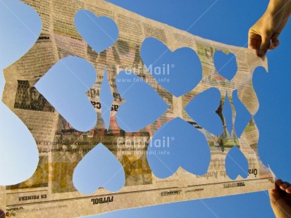 Fair Trade Photo Artistique, Colour image, Hand, Heart, Horizontal, Love, Peru, Seasons, Sky, South America, Summer, Valentines day, Wind