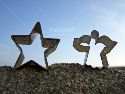 Fair Trade Photo Angel, Beach, Christmas, Closeup, Colour image, Day, Horizontal, New Year, Outdoor, Peace, Peru, Sand, South America, Star