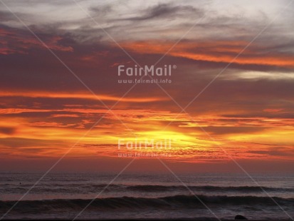 Fair Trade Photo Clouds, Colour image, Condolence-Sympathy, Evening, Get well soon, Horizontal, Nature, Outdoor, Peru, Reflection, Scenic, Sea, Seasons, Sky, South America, Summer, Sunset, Thinking of you, Travel, Water