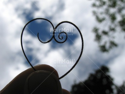 Fair Trade Photo Backlit, Colour image, Condolence-Sympathy, Evening, Hand, Heart, Horizontal, Love, Outdoor, Peru, Silhouette, Sky, South America, Thinking of you