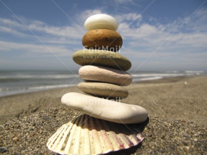 Fair Trade Photo Balance, Beach, Colour image, Condolence-Sympathy, Focus on foreground, Horizontal, Outdoor, Peru, Sand, Sea, Seasons, South America, Spirituality, Summer, Thinking of you, Wellness