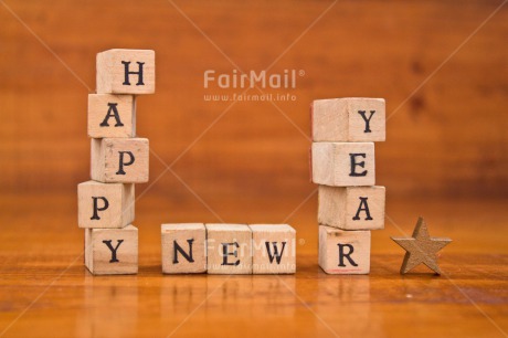 Fair Trade Photo Colour image, Horizontal, Letter, New Year, Peru, South America, Star, Text, Wood