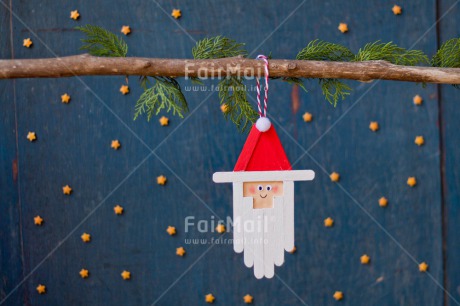 Fair Trade Photo Blue, Christmas, Christmas decoration, Colour, Colour image, Horizontal, Object, People, Place, Red, Santaclaus, South America, Star