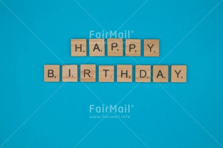 Fair Trade Photo Birthday, Blue, Colour, Colour image, Emotions, Happy, Horizontal, Letter, Object, Peru, Place, South America, Text