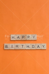 Fair Trade Photo Birthday, Colour image, Emotions, Happy, Letter, Object, Peru, Place, South America, Text, Vertical