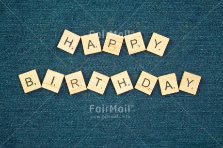 Fair Trade Photo Birthday, Blue, Colour, Colour image, Emotions, Happy, Horizontal, Letter, Object, Peru, Place, South America, Text