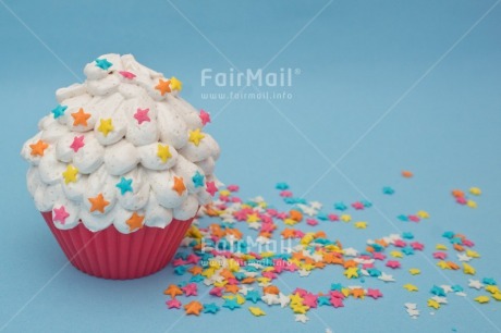 Fair Trade Photo Birthday, Blue, Cake, Candy, Colour, Colour image, Cupcake, Decoration, Emotions, Food and alimentation, Happy, Horizontal, Object, Party, Peru, Place, South America
