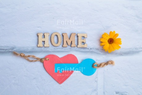 Fair Trade Photo Build, Colour, Colour image, Food and alimentation, Heart, Home, Horizontal, Key, Move, Nest, New home, New life, Object, Owner, Peru, Place, Red, South America, Sweet, Welcome home, White