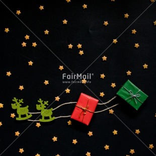 Fair Trade Photo Animals, Black, Christmas, Christmas decoration, Colour, Colour image, Deer, Object, Peru, Place, Present, Sledding, South America, Star, Vertical