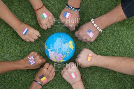 Fair Trade Photo Body, Brother, Colour image, Flag, Friendship, Hand, Hope, Horizontal, Object, Peace, People, Peru, Place, Solidarity, South America, Together, Tolerance, Union, Values, World