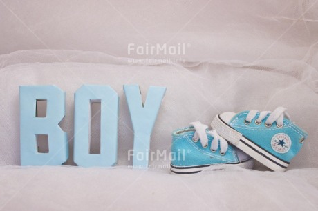 Fair Trade Photo Baby, Birth, Blue, Boy, Clothing, Colour, Horizontal, New baby, Object, People, Pregnant, Shoe, Text