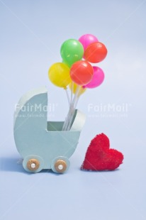 Fair Trade Photo Baby, Balloon, Birth, Blue, Boy, Colour, Girl, Heart, New baby, Object, People, Pregnant, Vertical