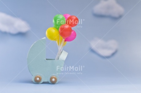 Fair Trade Photo Baby, Balloon, Birth, Blue, Boy, Clouds, Colour, Girl, Horizontal, Nature, New baby, Object, People, Pregnant