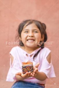 Fair Trade Photo Activity, Adjective, Birthday, Celebrating, Child, Christmas, Colour, Gift, Girl, Object, People, Present, Vertical