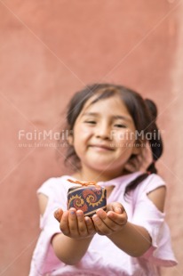 Fair Trade Photo Activity, Adjective, Birthday, Celebrating, Child, Christmas, Colour, Gift, Girl, Object, People, Present, Vertical