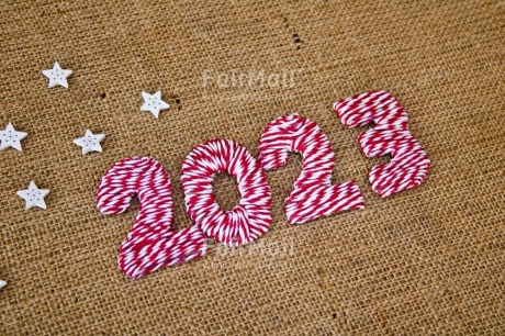 Fair Trade Photo 2023, Activity, Adjective, Celebrating, Colour, Horizontal, New Year, Object, Present, Red, Star, White